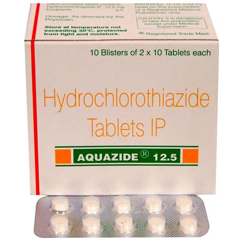 Aquazide Hydrochlorothiazide Tablets IP, Treatment: Blood Pressure, Rs ...