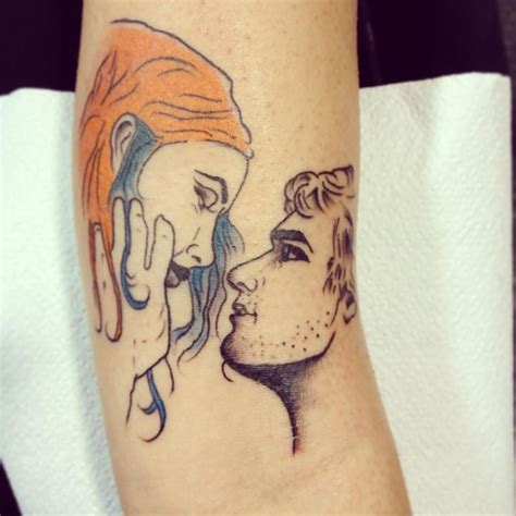 My Eternal Sunshine Tattoo, designed after my own sketch. #eternalsunshineofthespotlessmind # ...