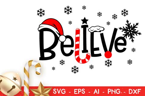 Believe Free Svg File Christmas Tree Svg Heart - vrogue.co