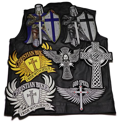 Large Patches for the Back of Your Leather Riding Vest