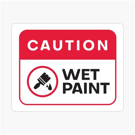 Caution Wet Paint Sign Clipart Best - vrogue.co