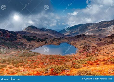 Kalapokhri Lake, Sikkim, Himalayan Mountain Range, Sikkim Stock Image - Image of scenery, lake ...