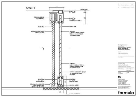 Sliding Door Detail Drawings