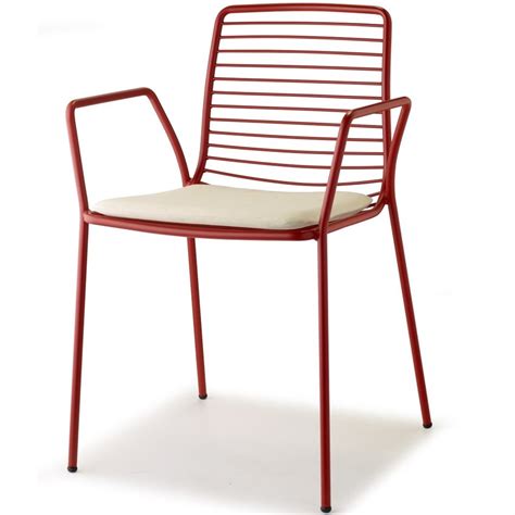 Scab Summer Outdoor-Stuhl aus Stahl mit Armlehnen 2520