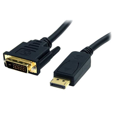 StarTech.com Câble Adaptateur DisplayPort 1.2 vers DVI-D 1920 x 1200 ...