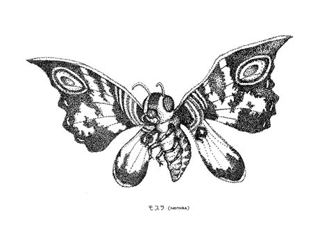 Mothra | Godzilla tattoo, Dream tattoos, Dainty tattoos