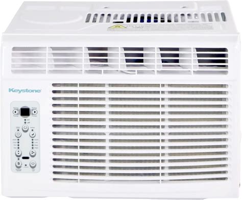 Keystone 5,000 BTU Window Mounted Air Conditioner & Dehumidifier With Smart Remote Control ...