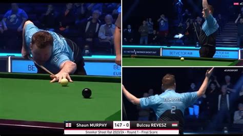 Shaun Murphy hits incredible 147 break in under eight minutes during ...