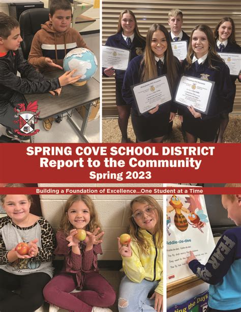 SPRING COVE SCHOOL DISTRICT Report to the Community Spring 2023 ...