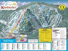 Kimberley Alpine Resort Ski Trail Map - Kimberley British Columbia Canada • mappery