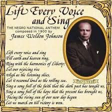 TV and Projector News: Lift Every Voice and Sing Written by James Weldon Johnson