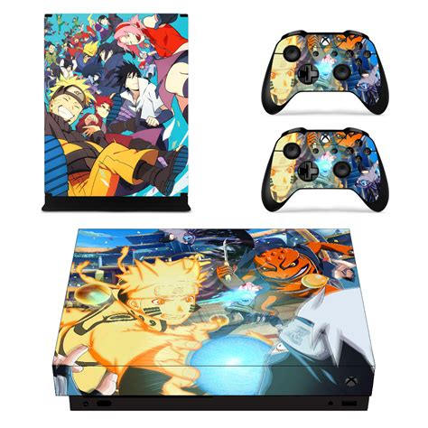 Xbox One X Console Vinyl Skin Anime Naruto Uzumaki Skin Decal Sticker ...