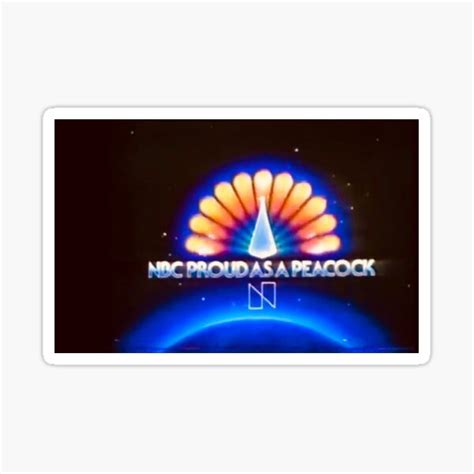 "NBC Proud as a Peacock logo" Sticker for Sale by Jenniferkate72 ...