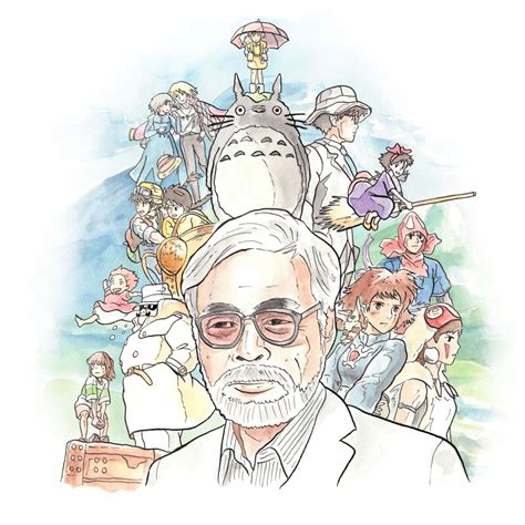 Hayao Miyazaki Art Print by jfilholDesigns on Etsy, £6.00 | Art studio ...