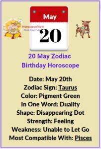 What Zodiac Is May 20? (May 20 Zodiac Taurus)