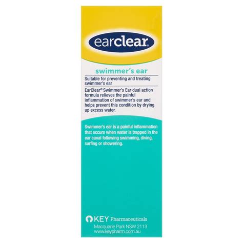 Buy EarClear Swimmer's Ear Drops 40mL – Prevention & Treatment of Swimmer's Ear Online at ...