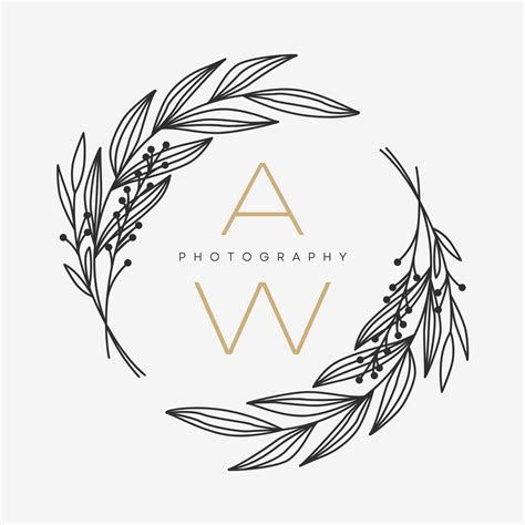 Art & Collectibles Floral Logo Elegant Logo. Creative Logo Personal Brand Logo Logo Logo ...