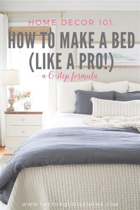 How to Make a Bed {like a pro!}