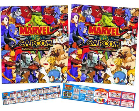 Marvel Vs Capcom Arcade Side Art And Moves List