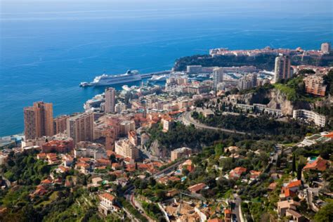 Monaco Aerial View Stock Photo - Download Image Now - Aerial View ...