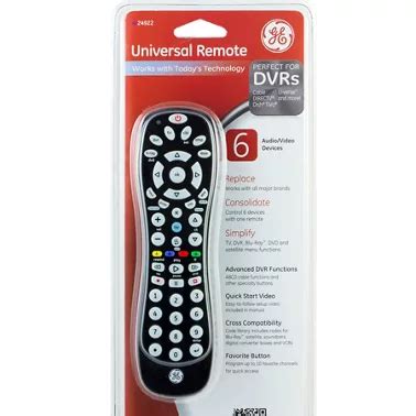 Ge Universal Remote, 6 Devices | Tv & Video Accessories | Electronics ...