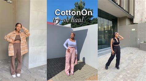 HUGE COTTON ON WINTER TRY ON HAUL | Minenhle Langa - YouTube