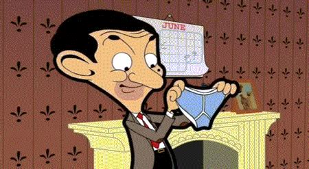 Mr. Bean's Underwear GIF | GIFDB.com