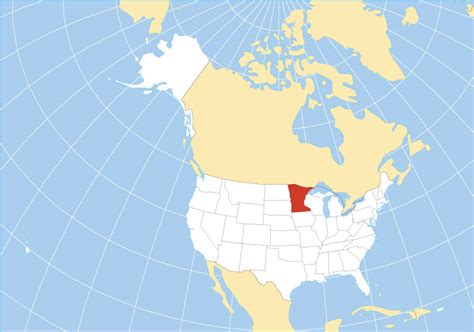 Map of the State of Minnesota, USA - Nations Online Project