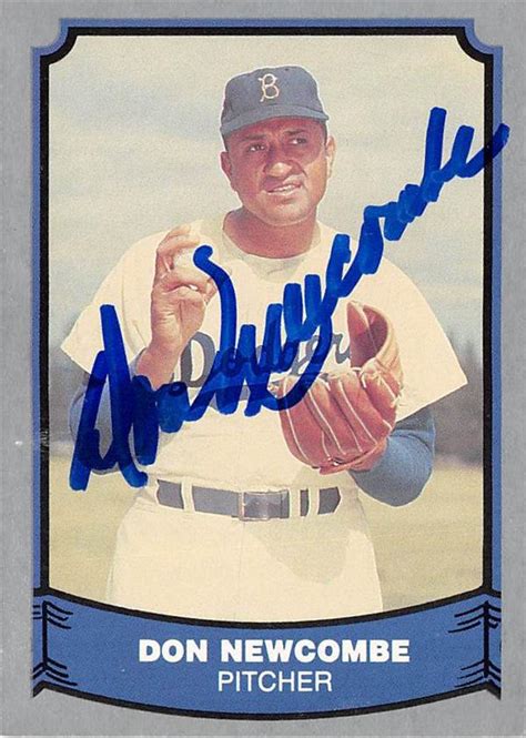 Don Newcombe autographed Baseball Card (Brooklyn Dodgers) 1988 Pacific ...