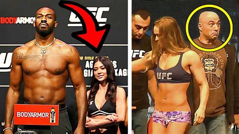 10 Most Embarrassing UFC Weigh-In Moments! - YouTube