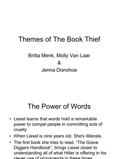 Themes of The Book Thief | PDF