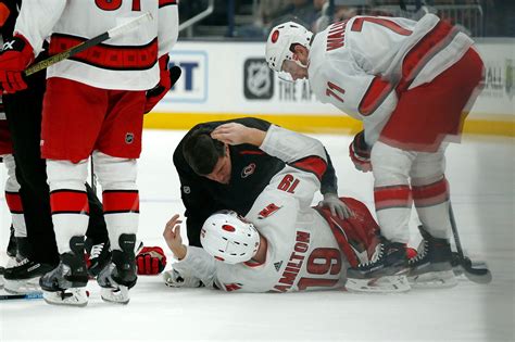 Hurricanes Announce Dougie Hamilton Suffered Broken Left Fibula Against ...