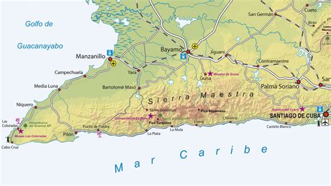 Cuba / Pico Turquino – climbing-map