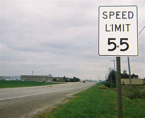 55 Mph Speed Limit Sign - Gannuman