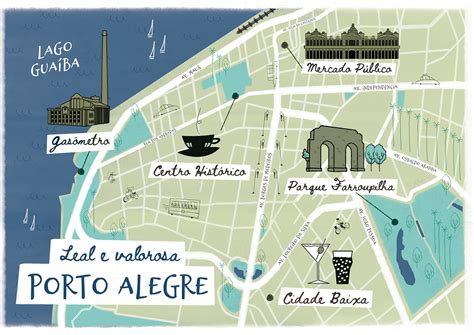 Porto Alegre Map :: Behance