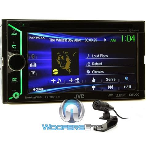 KW-V20BT - JVC Double DIN In-Dash 6.1" Touchscreen Stereo Receiver with Bluetooth and SiriusXM Ready