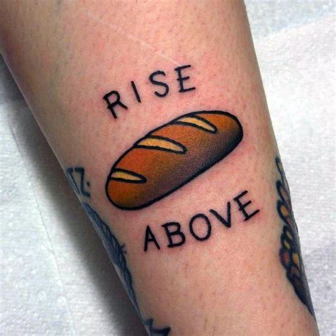 40 Bread Tattoo Ideas For Men - Loaf Designs