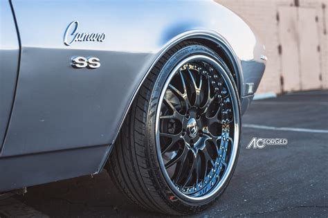 1968 Chevrolet Camaro | 20" AC Forged Wheels AC 313 Gloss Black, Chrome ...