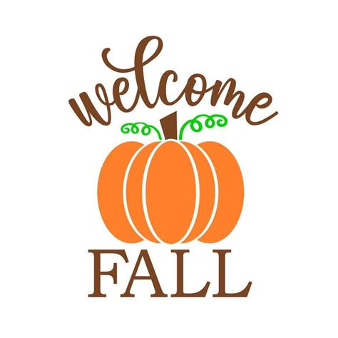 Welcome Fall SVG Fall Door Sign SVG Pumpkin SVG Halloween - Etsy