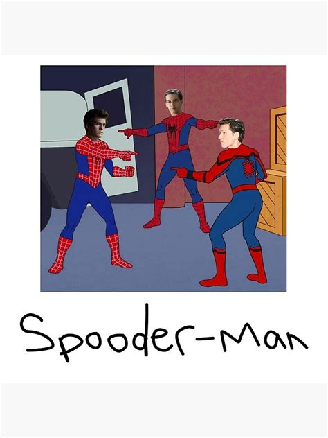 "Spooder-Man: Spider-Man No Way Home" Photographic Print for Sale by subflume | Redbubble