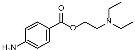 Chemical structure of procaine | Download Scientific Diagram