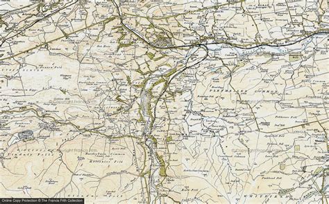 Old Maps of Featherstone Castle, Northumberland