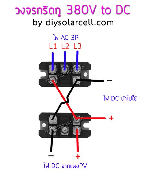 เสริมระบบ "กริดกู" กับระบบสูบน้ำเดิม Solar Pump Inverter with Grid GU Wiring Diagram - DIY SOLARCELL