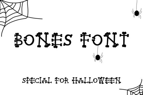 BONES HALLOWEEN WEB FONT