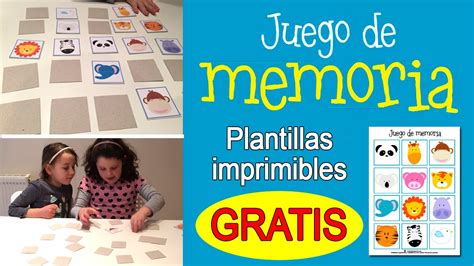 Juego de memoria para niños: Memory game - YouTube