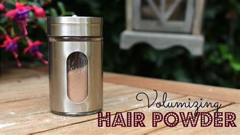 DIY Volumizing Hair Powder - YouTube