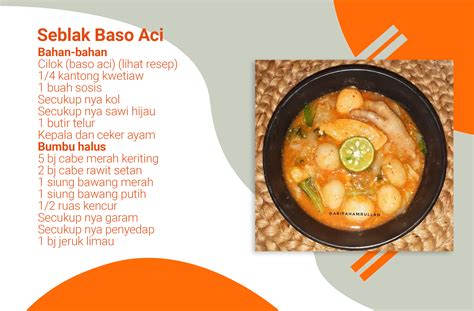 Resep Seblak Tepung Tapioka - PT. HARSINDO OETAMA PERKASA