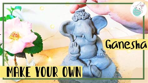 DIY Eco-friendly Ganesha using Shadu Clay Easy Full tutorial Ganpati ...