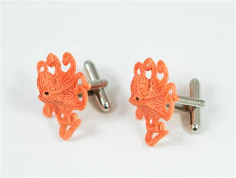 Octopus Cufflinks, Lapel Pin, Tie Bar and Earrings – Loud Cufflinks