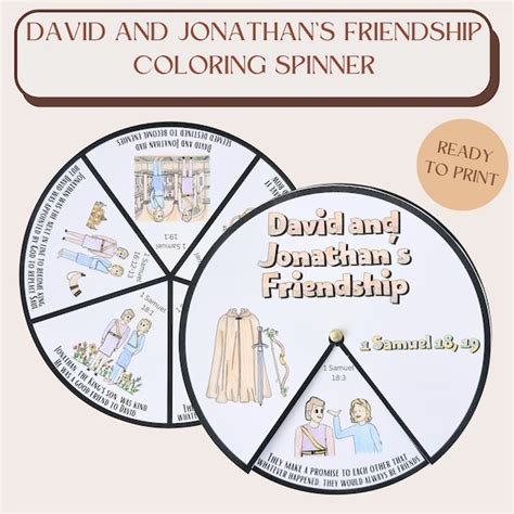 David and Jonathan Friendship - Etsy